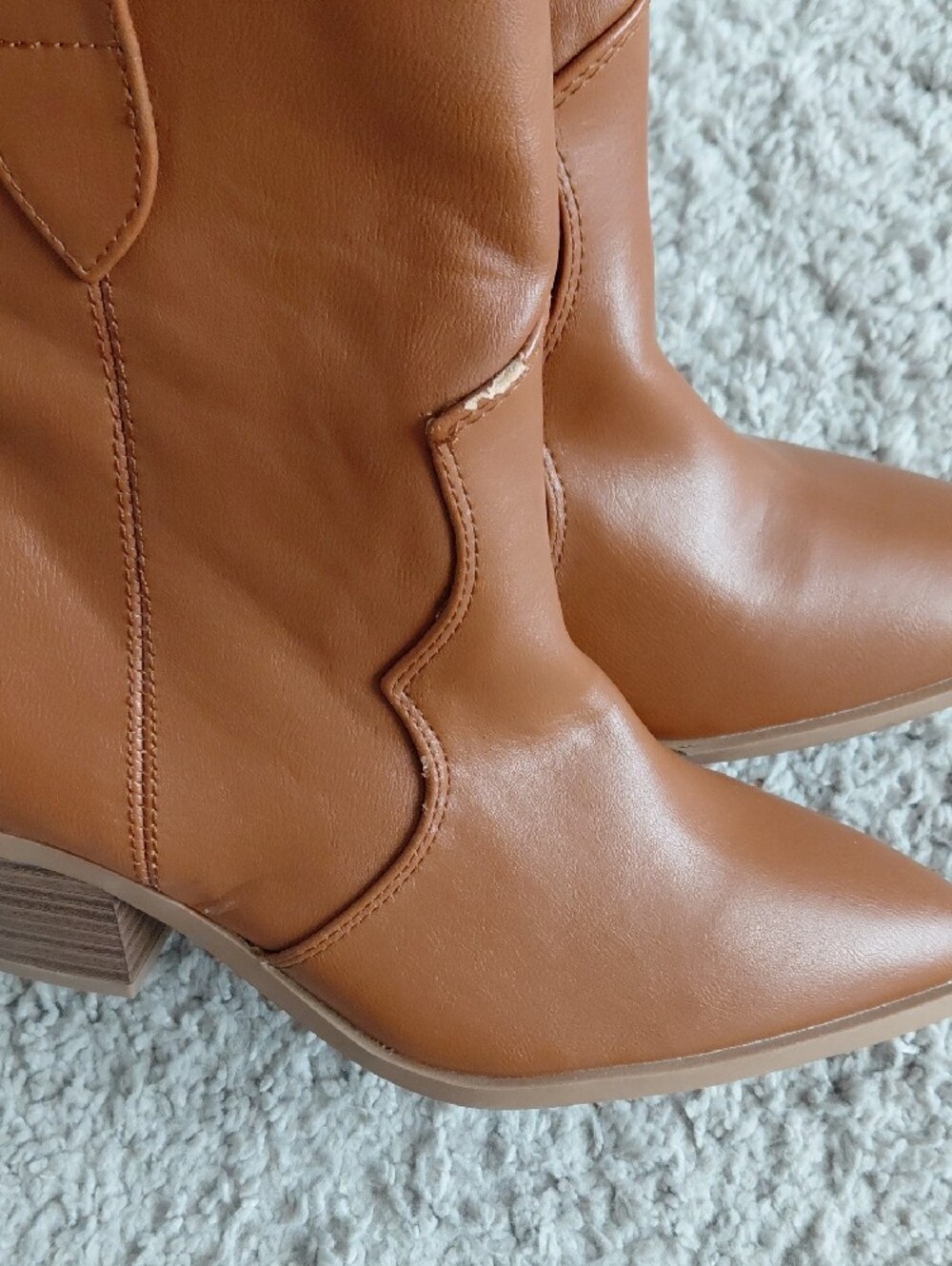BamBoo Brown Ankle Boots - Picture 5 of 5